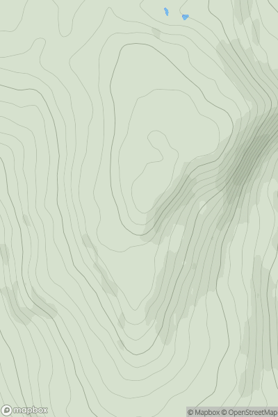 Thumbnail image for Pen y Foel [Neath to Chepstow] showing contour plot for surrounding peak